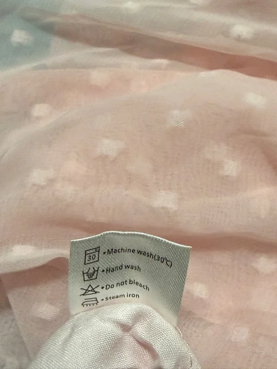 Merokeety Puff Sleeve Elastic Smocked Midi Dress. Size L - Picture 13 of 13